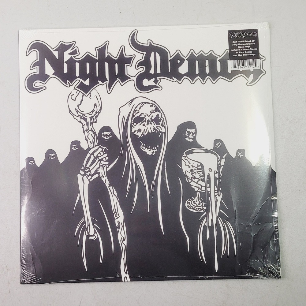 Night Demon Unisex Self Titled EP Vinyl Record LP Black Remastered Bonus Tracks